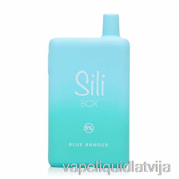 Sili Box 6000 Vienreizējās Lietošanas Blue Banger Vape šķidrums